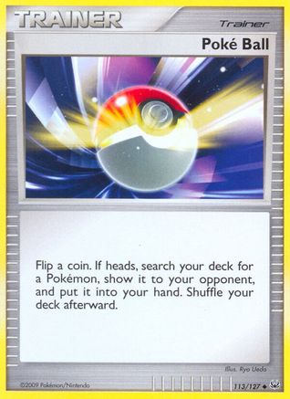 Poke Ball 113 Platinum - Uncommon