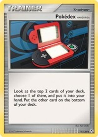 Pokedex (HANDY910is) 111 - Reverse Holofoil Diamond and Pearl - Uncommon