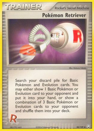 Pokemon Retriever 084/109 - Reverse Holofoil Team Rocket Returns - Uncommon
