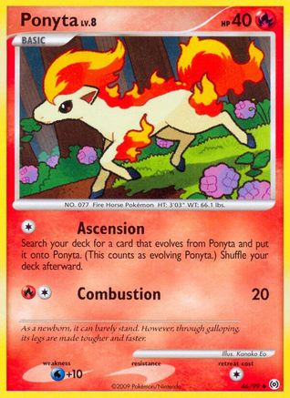 Ponyta (46) 046 - Reverse Holofoil Arceus - Uncommon