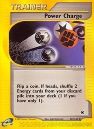 Power Charge 147/165 - Reverse Holofoil Expedition - Uncommon