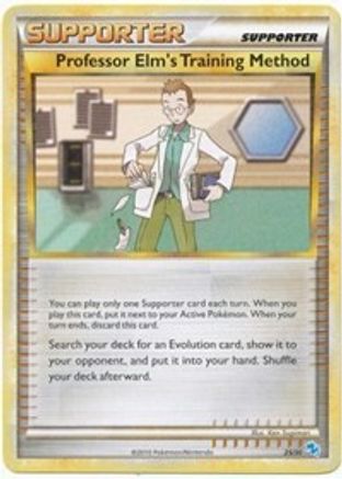 Professor Elm's Training Method 025 HGSS Trainer Kit Gyarados & Raichu - Common
