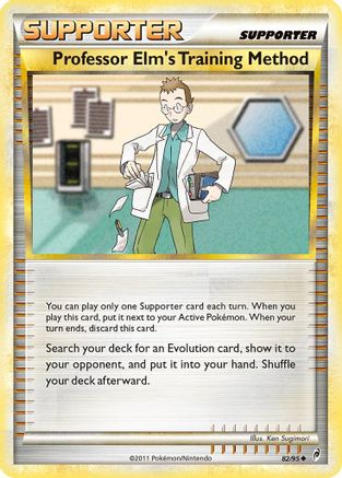 Professor Elm's Training Method 082 - Reverse Holofoil Call of Legends - Uncommon