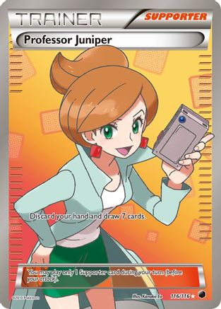 Professor Juniper (116 Full Art) 116 - Holofoil Plasma Freeze - Ultra Rare