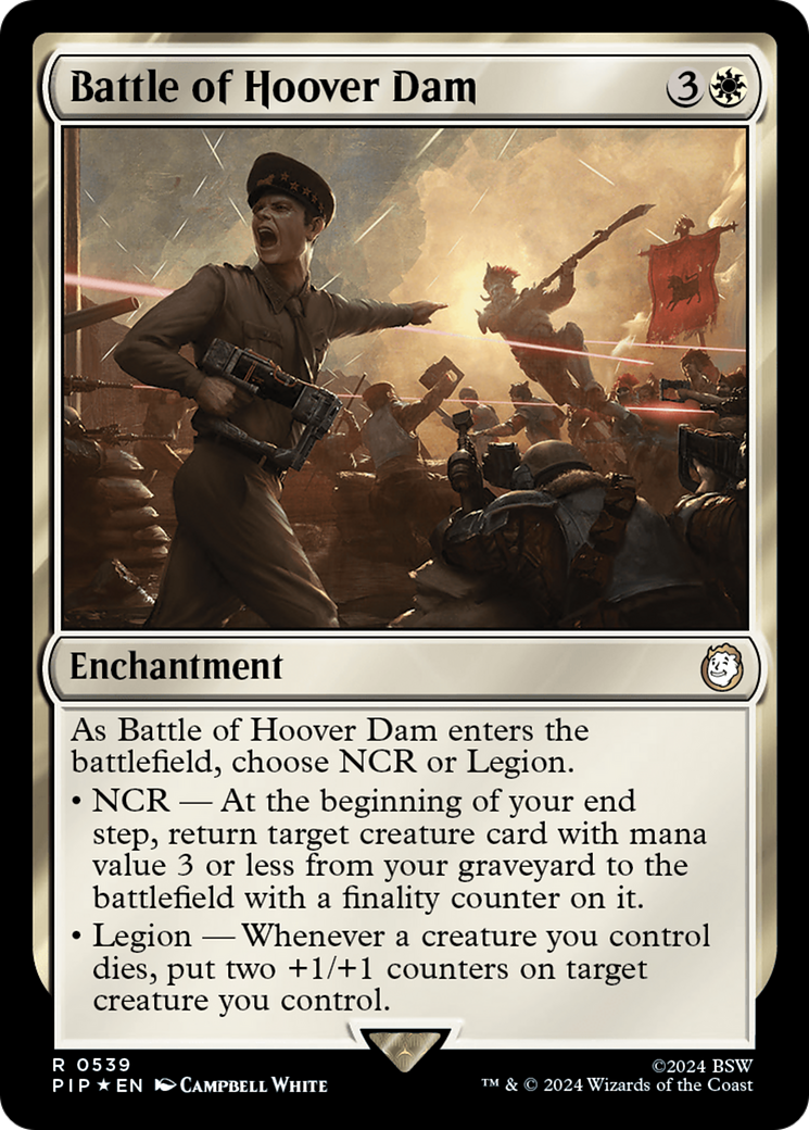 Battle of Hoover Dam (Surge Foil) (PIP-539) - Fallout Foil