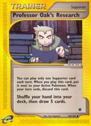 Professor Oak's Research 149/165 - Reverse Holofoil Expedition - Uncommon
