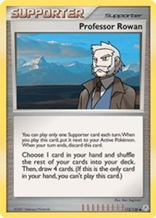 Professor Rowan 112 Diamond and Pearl - Uncommon