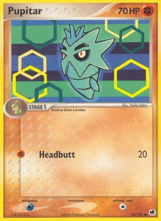 Pupitar 058/101 Dragon Frontiers - Common