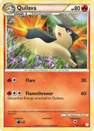 Quilava 049/123 HeartGold SoulSilver - Uncommon