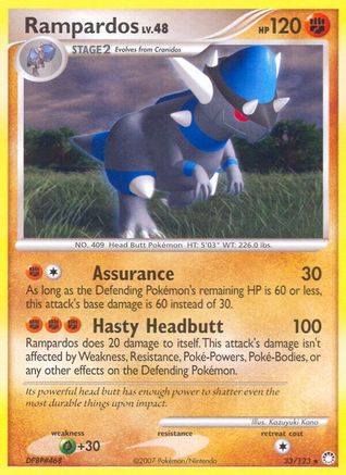 Rampardos 033 Mysterious Treasures - Rare