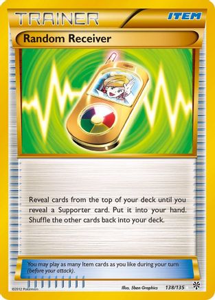 Random Receiver 138 - Holofoil Plasma Storm - Ultra Rare