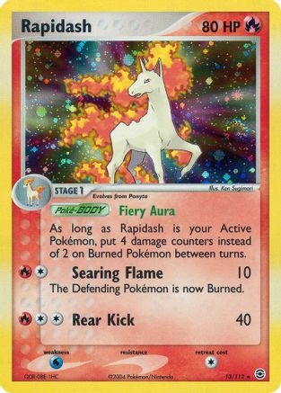 Rapidash 013 - Holofoil FireRed & LeafGreen - Holo Rare