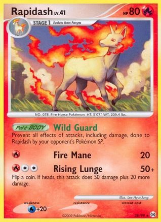 Rapidash (28) 028 Arceus - Rare