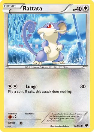 Rattata 087 Plasma Freeze - Common