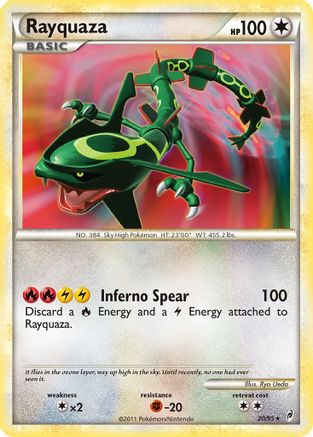 Rayquaza 020 - Holofoil Call of Legends - Holo Rare