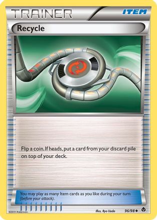 Recycle 096/98 - Reverse Holofoil Emerging Powers - Uncommon