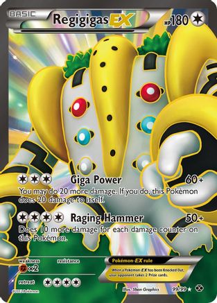 Regigigas EX (99 Full Art) 099 - Holofoil Next Destinies - Ultra Rare