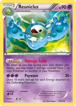 Reuniclus 126 - Holofoil Dragons Exalted - Secret Rare
