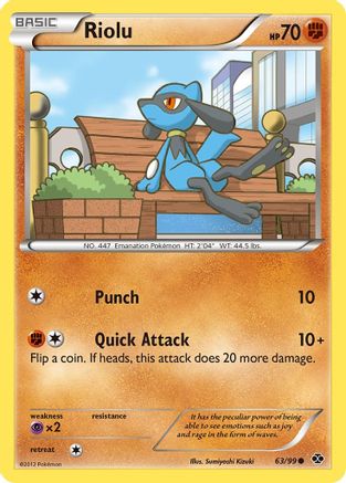Riolu 063/99 Next Destinies - Common