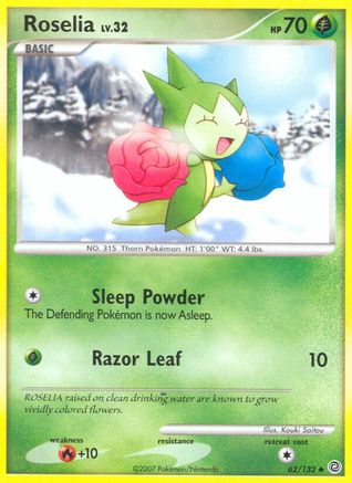 Roselia 062 Secret Wonders - Uncommon