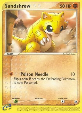 Sandshrew 075/100 Sandstorm - Common