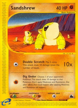 Sandshrew 092 Skyridge - Common