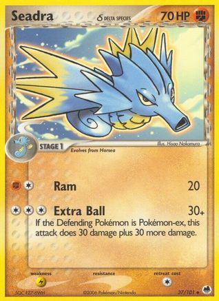 Seadra 037/101 Dragon Frontiers - Uncommon