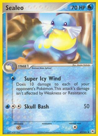 Sealeo 047 - Reverse Holofoil Hidden Legends - Uncommon