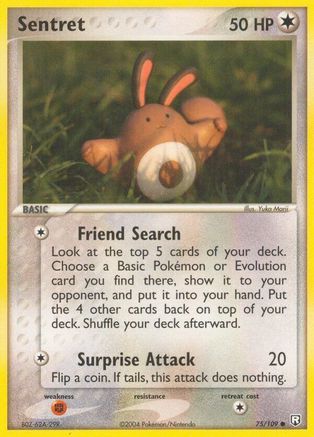 Sentret 075/109 - Reverse Holofoil Team Rocket Returns - Common