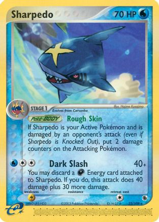 Sharpedo 022 Ruby and Sapphire - Rare