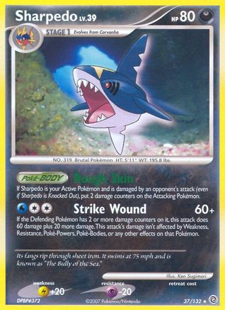 Sharpedo 037 Secret Wonders - Rare