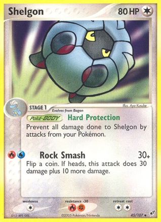 Shelgon 045 Deoxys - Uncommon