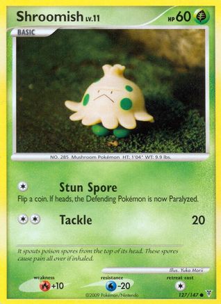 Shroomish 127 - Reverse Holofoil Supreme Victors - Common