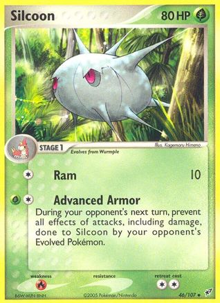 Silcoon 046 - Reverse Holofoil Deoxys - Uncommon