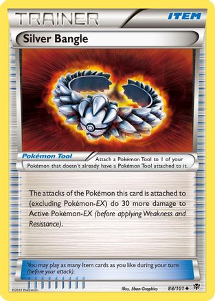 Silver Bangle 088/101 - Reverse Holofoil Plasma Blast - Uncommon