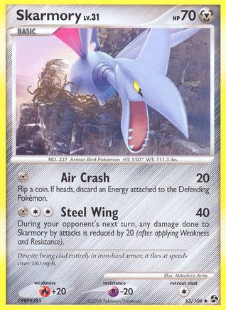Skarmory 053 - Reverse Holofoil Great Encounters - Uncommon