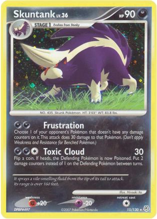 Skuntank 015 - Holofoil Diamond and Pearl - Holo Rare