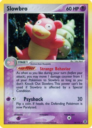 Slowbro 014 - Reverse Holofoil FireRed & LeafGreen - Holo Rare