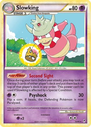 Slowking 032 - Reverse Holofoil Call of Legends - Rare