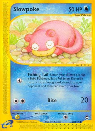 Slowpoke 108 Aquapolis - Common