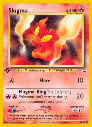 Slugma 053/64 - 1st Edition Neo Revelation - Common