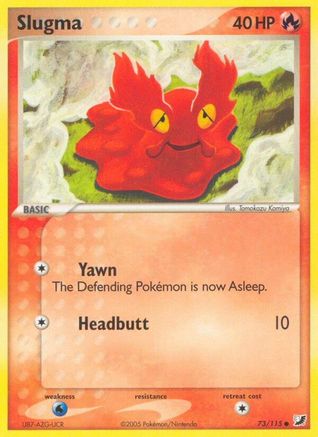 Slugma 073/115 - Reverse Holofoil Unseen Forces - Common