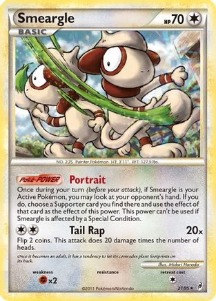 Smeargle 021 - Holofoil Call of Legends - Holo Rare