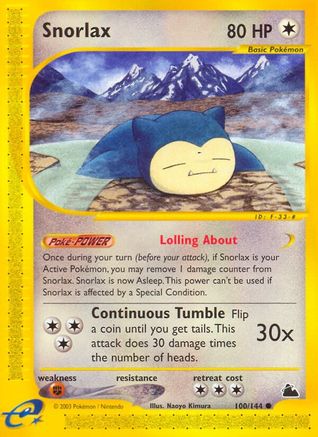 Snorlax 100 Skyridge - Common
