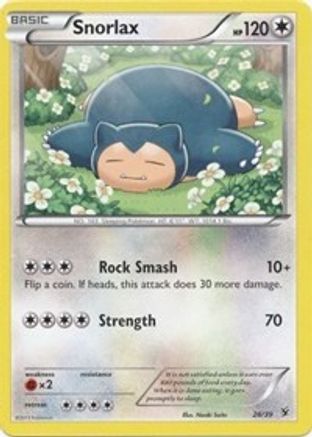 Snorlax 026 Kalos Starter Set - Common