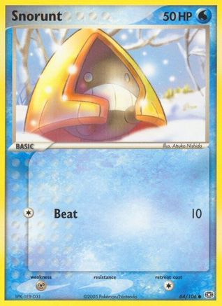 Snorunt 064 Emerald - Common