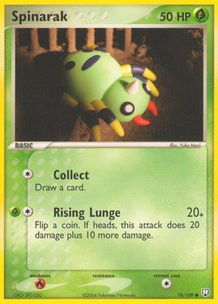 Spinarak 078/109 Team Rocket Returns - Common