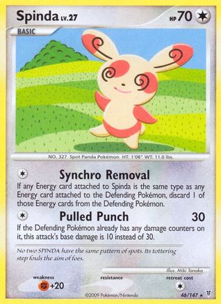 Spinda 046 - Reverse Holofoil Supreme Victors - Rare