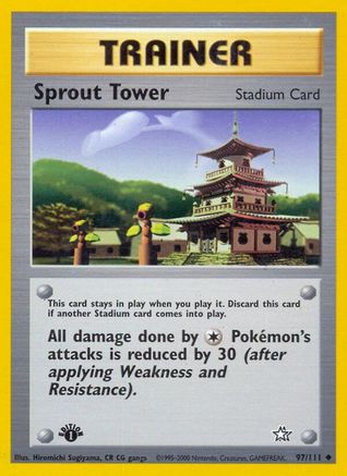 Sprout Tower 097/111 - 1st Edition Neo Genesis - Uncommon
