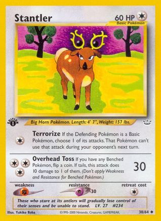 Stantler 038/64 - 1st Edition Neo Revelation - Uncommon